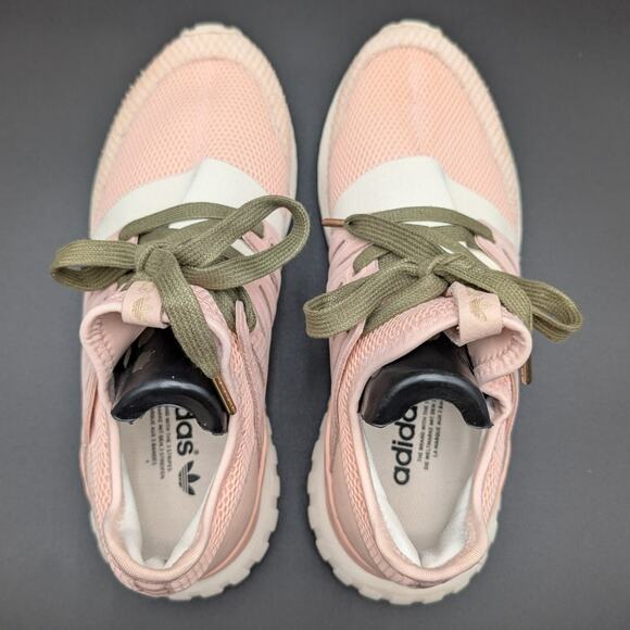 Adidas Tubular Shoes Womens 8 M Blush Pink Athletic Sneakers BA7379 Running - Picture 6 of 12